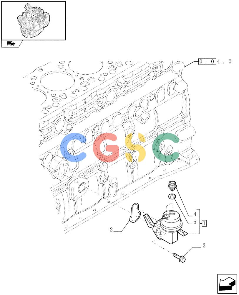 神钢零件查询(F4GE9484K J601) - ENGINE - 504103830-920019897 (1/13-) (0.20.1) - FUEL PUMP (2830121) Kobelco