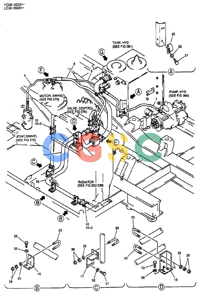 神钢零件查询(BREAKER) - NIBBLER/BREAKER ATTACHMENT - SK330, SK330LC DYNAMIC ACERA EXCAVATOR (9/04-) (01-013[01]) - HYD LINES, UPP [RETURN ( NIBBLER & BREAKER)] Kobelco