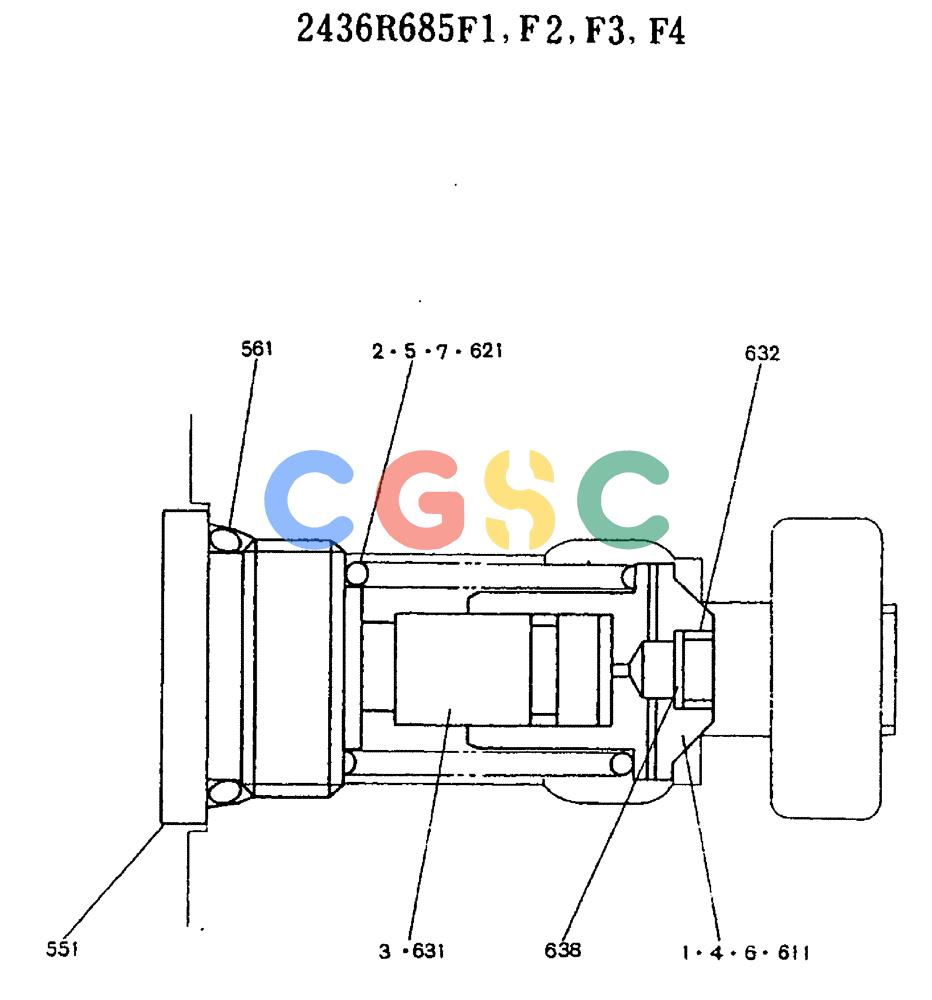 神钢零件查询(MD320BLC) - EXCAVATOR BTW YC0301 - YC0747 (1/80-12/06) (11-002) - VALVE ASSY, RELIEF 2436R685 F1, F2, F3, F4 Kobelco
