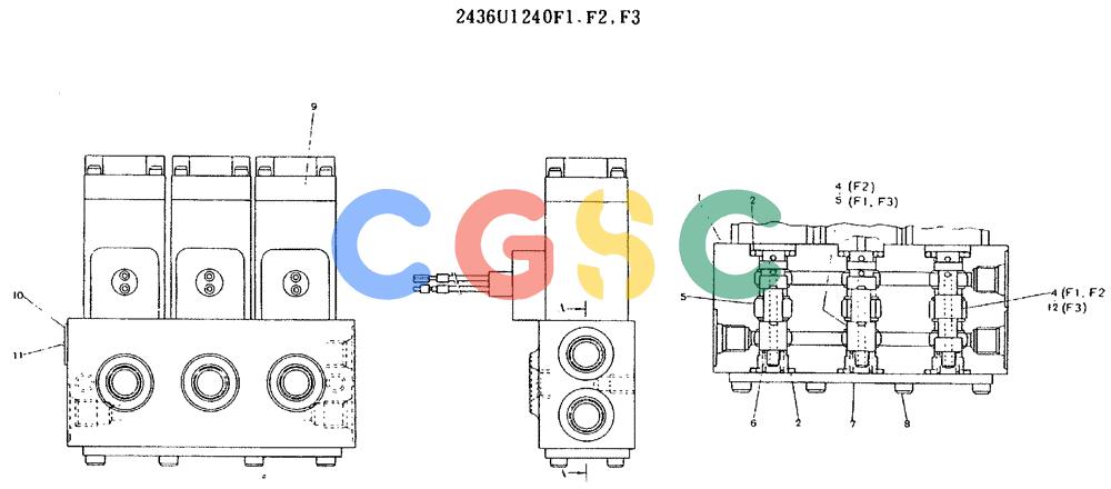 神钢零件查询(MD450BLC) - EXCAVATOR BTW TS0201 - TS0394 (1/80-12/06) (11-013) - VALVE ASSY, SOLENOID Kobelco