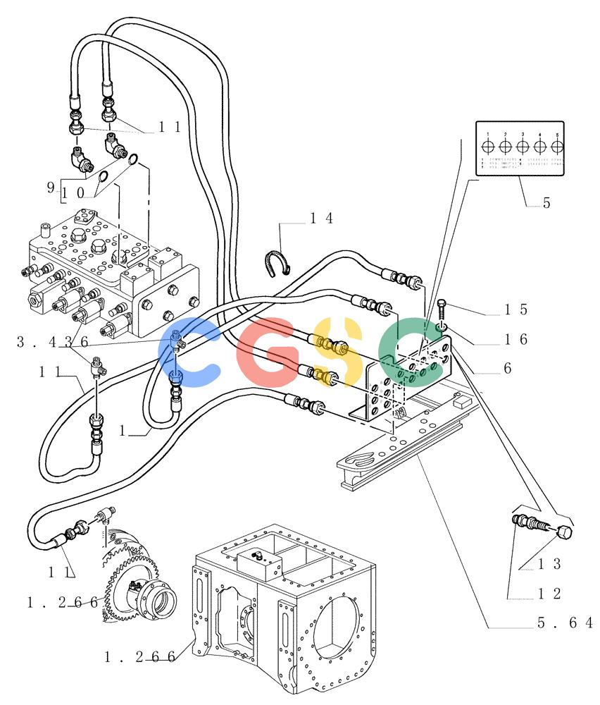 纽荷兰零件查询(DC180PS) - CRAWLER DOZER (11/00-) (6.756[02]) - HYDRAULIC DIAGNOSTIC SYSTEM - VERSION (02-03) New Holland Constructuion