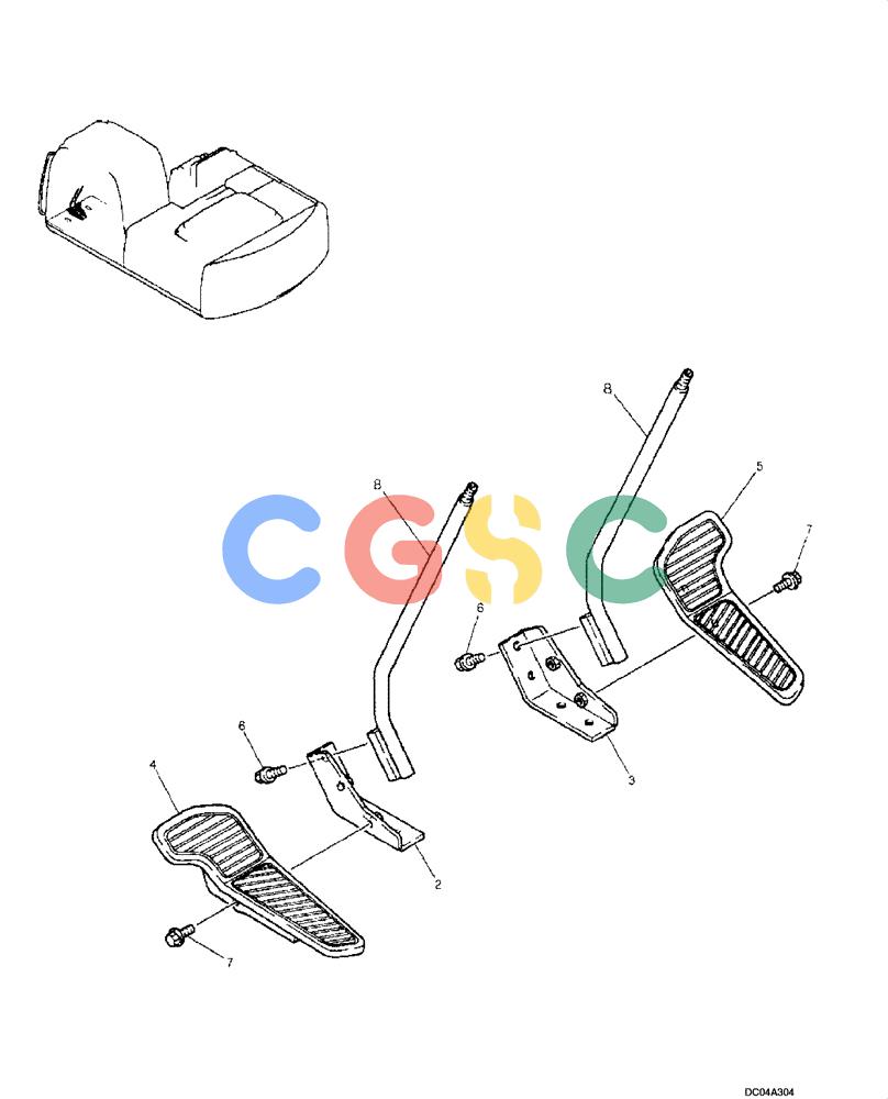纽荷兰零件查询(E160) - CRAWLER EXCAVATOR (N.A.) (1/06-) (09 -24[00]) - LEVER ASSY New Holland Constructuion