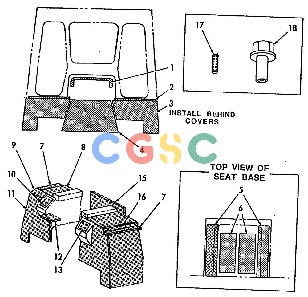 纽荷兰零件查询(FD20) - CRAWLER DOZER (L1.04/1[001]) - SOUND SUPPRESSION New Holland Constructuion