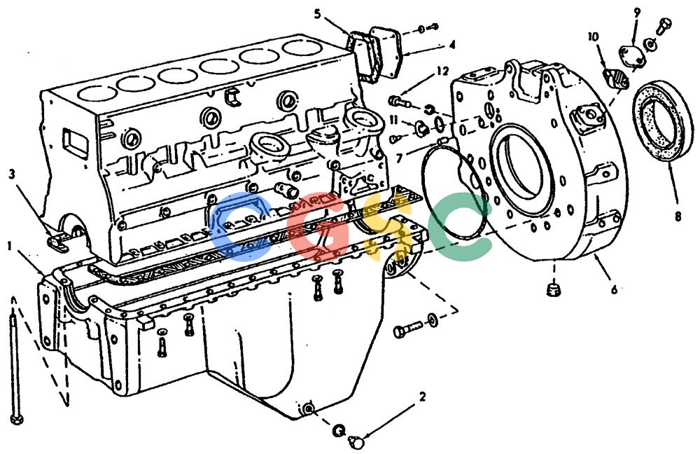 纽荷兰零件查询(65B) - MOTORGRADERS (A1.02[001]) - OIL PAN New Holland Constructuion