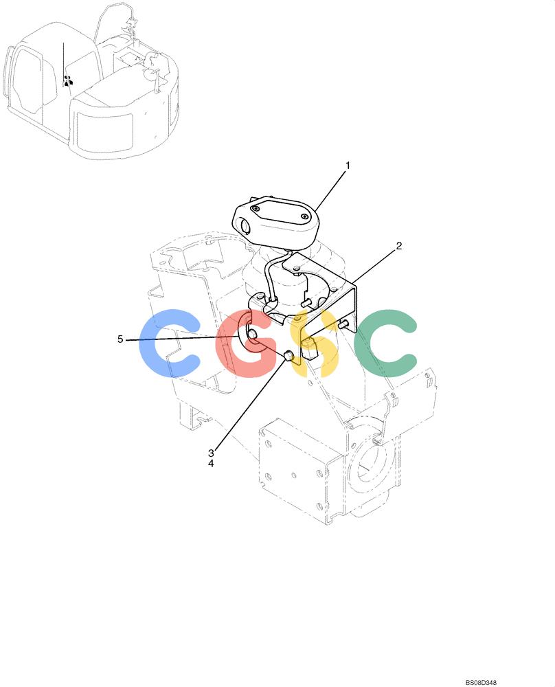 神钢零件查询(ED150) - BLADE RUNNER ACERA SR EXCAVATOR DOZER (TIER 3 ) ASN YL06-01201 (5/08-12/12) (02-22-00[00]) - CONTROL ASSEMBLY, DOZER (YY14M00003F1) Kobelco