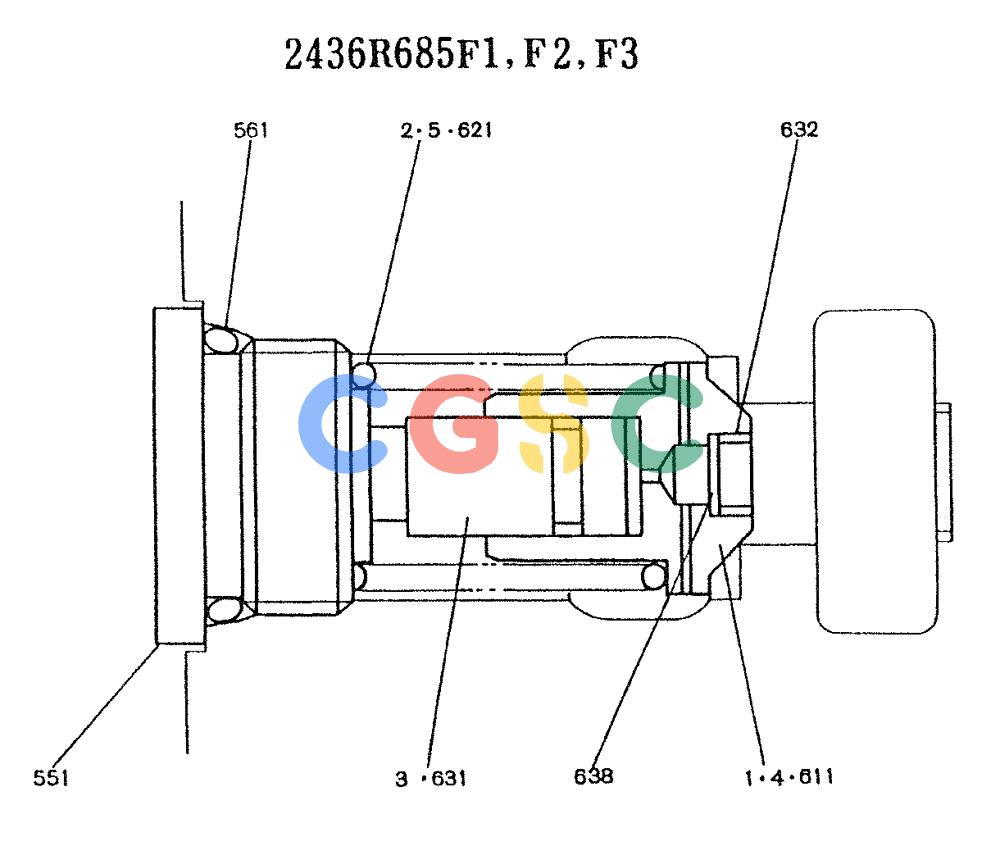 神钢零件查询(K907LC) - MARK II EXCAVATOR ASN YQ0565 (GLOBAL) (1/87-12/03) (11-003) - VALVE ASSY, RELIEF (2436R685F1) Kobelco