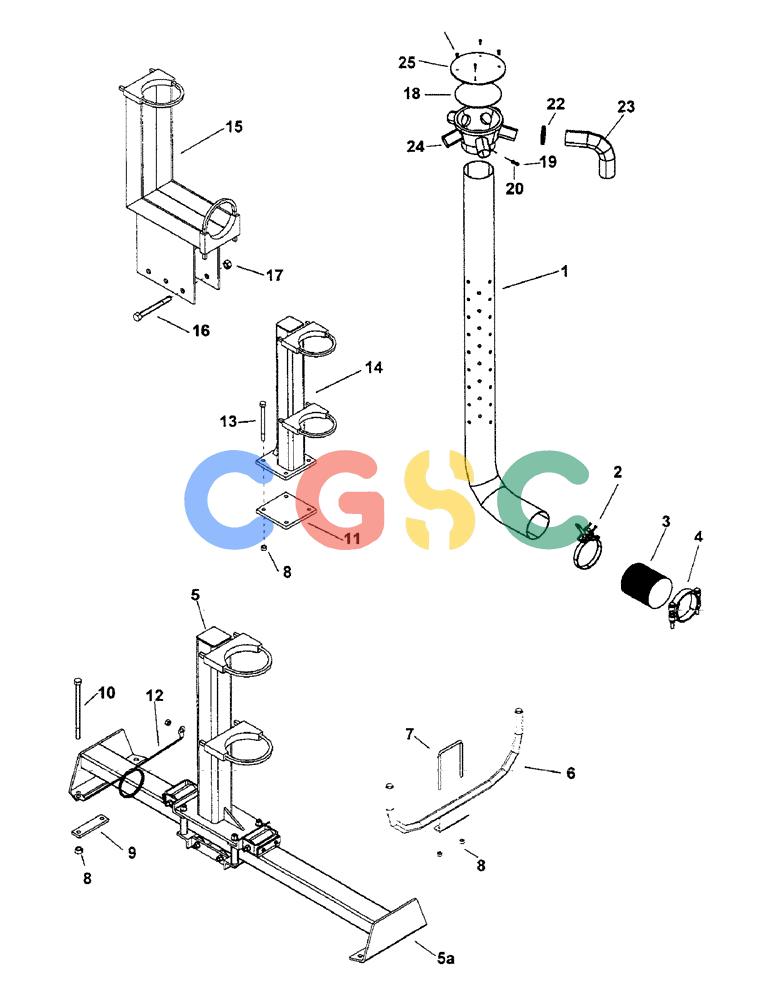 凯斯零件查询(2400) - CONCORD AIR SYSTEM (1/96-12/99) (F02) - PRIM. MANFLD, TUBE & STAND, STD. BELL, 1",1-1/4",1 1/2",2",2 1/2" PRTS, SUPER BELL 1",1-1/2",&2" 2" Case Agriculture