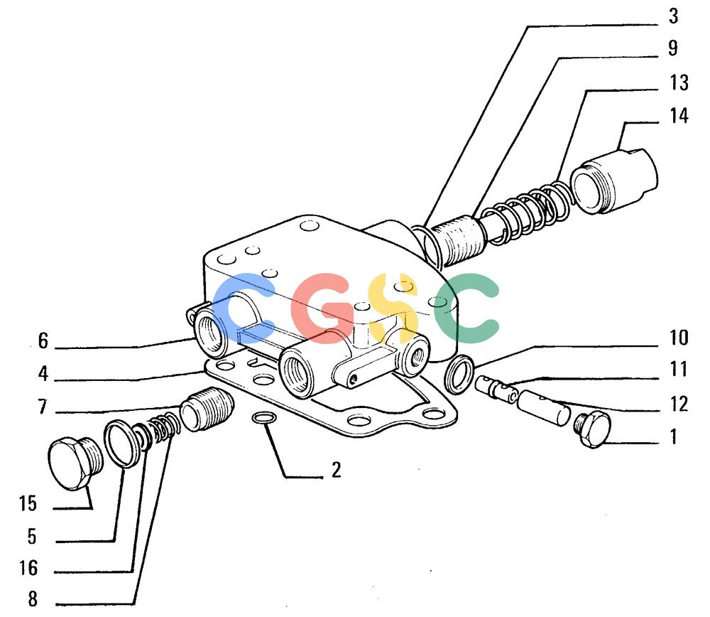 纽荷兰零件查询(FL14E) - CRAWLER LOADER (D2.30/1[001]) - STEERING CLUTCH TRIMMER VALVE New Holland Constructuion