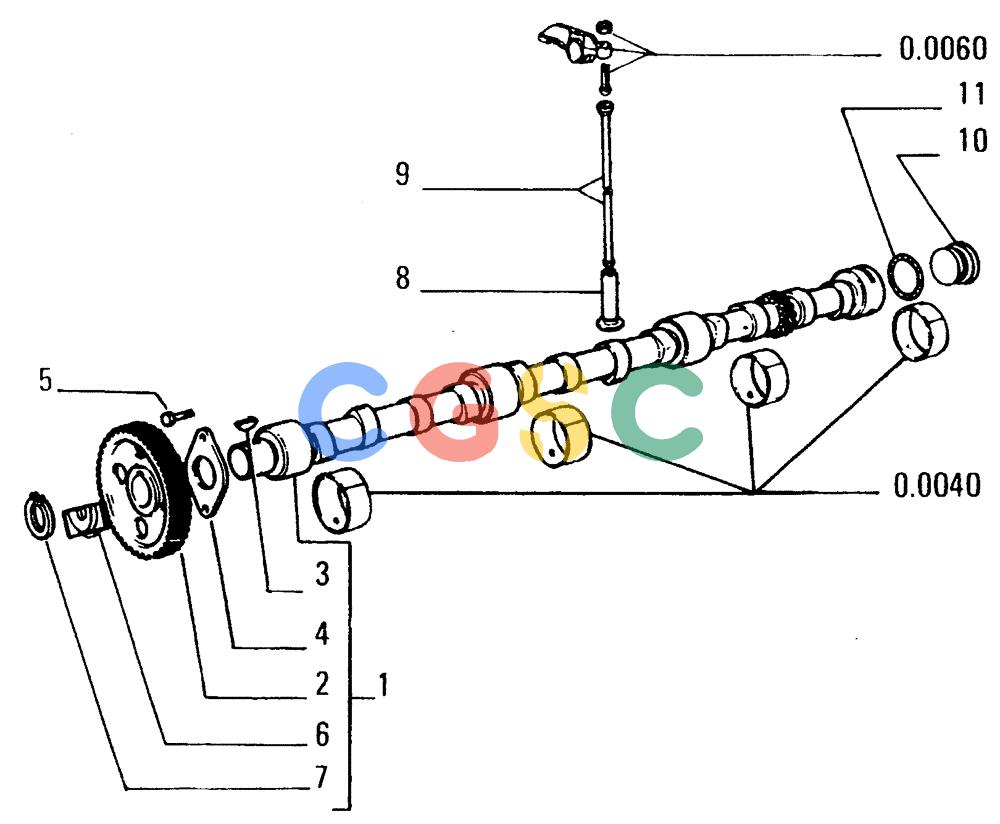 纽荷兰零件查询(FD14E) - CRAWLER DOZER (0.0120[001]) - CAMSHAFT-TIMING CONTROL New Holland Constructuion