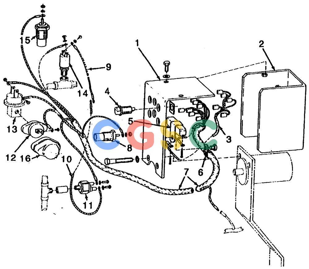 纽荷兰零件查询(65B) - MOTORGRADERS (F4.01[008]) - INDICATOR LIGHT PANEL & WIRING New Holland Constructuion
