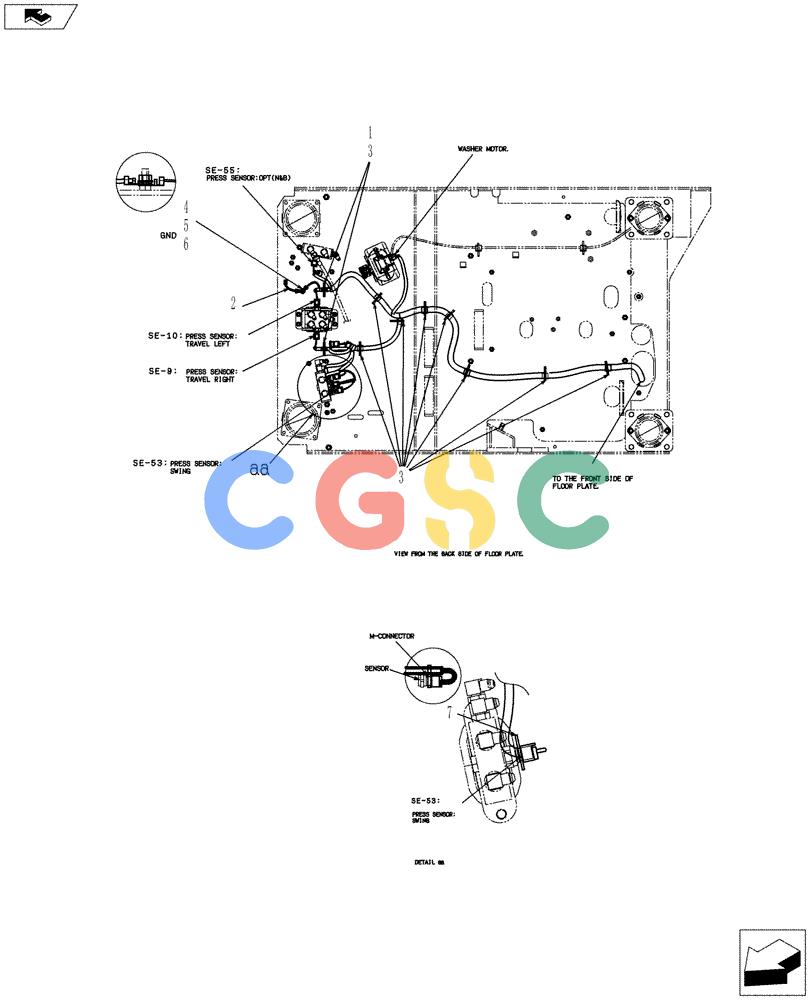 纽荷兰零件查询(E80BMSR) - COMPACT CRAWLER EXCAVATOR ASN LF06-04501 (NBTA18037) (01-086[03]) - HARNESS ASSEMBLY, UPPER New Holland Constructuion