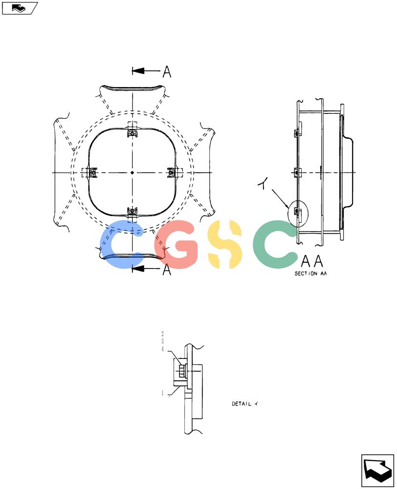 纽荷兰零件查询(E135BSRLC) - CRAWLER EXCAVATOR ASN YH06-08001 (02-011[00]) - COVER ASSEMBLY, UNDER New Holland Constructuion