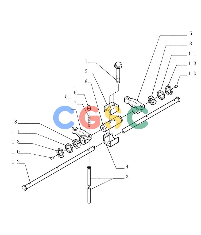 纽荷兰零件查询(DC180.B) - CRAWLER DOZER TIER 2 (3/03-) (0.060[03]) - CYLINDER HEAD New Holland Constructuion