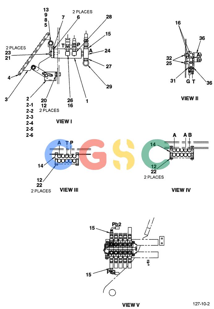 神钢零件查询(ED190LC-6E) - BLADE RUNNER EXCAVATOR/DOZER BTW YL03U0136 - YL03U0292 (1/05-12/06) (01-044[02]) - CONTROL LINES (BREAKER AND ROTATION) Kobelco