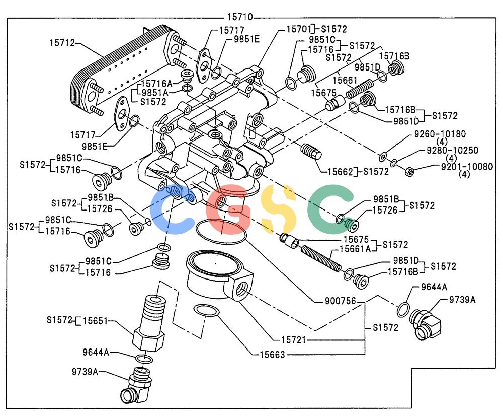 神钢零件查询(200-8) - EXCAVATOR S/N YN11-45001 - (1/06-12/09) (ENG-09-1) - OIL COOLER Kobelco