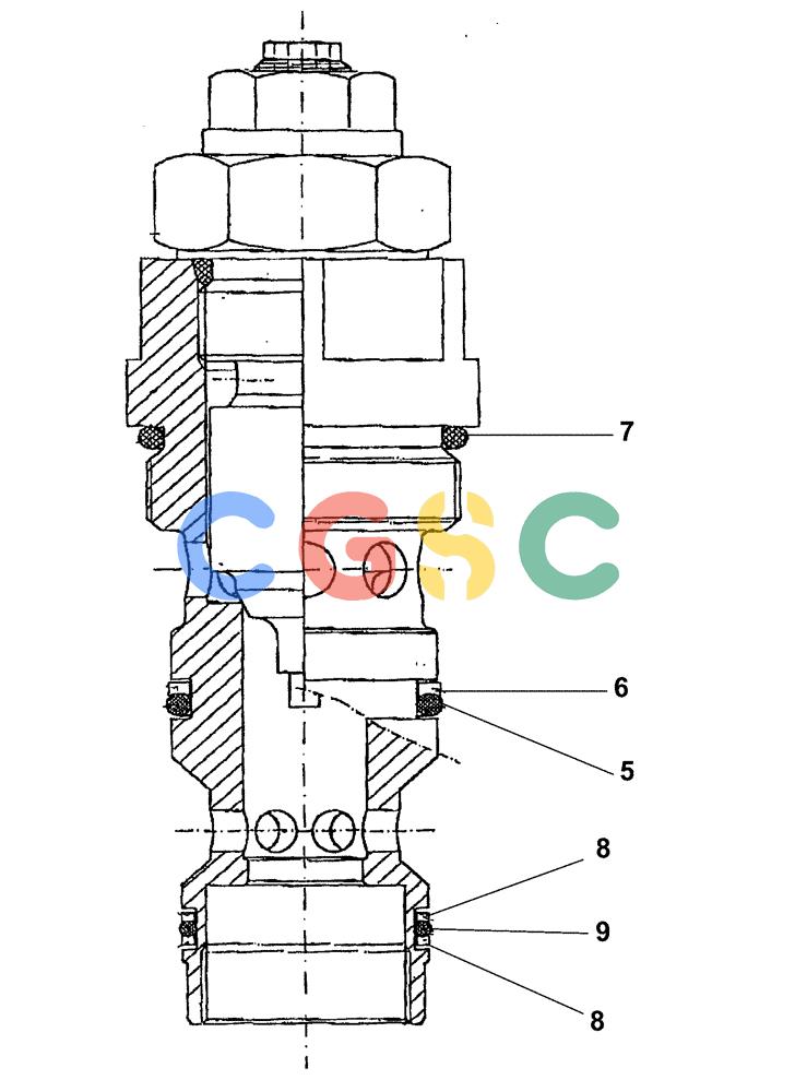 纽荷兰零件查询(EC240) - CRAWLER EXCAVATOR (5/00-) (23.613[001]) - VALVE ASSEMBLY (73179996) New Holland Constructuion