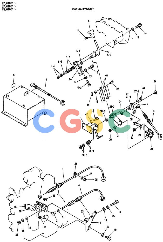 神钢零件查询(SK130LC) - EXCAVATOR BTW YPU1001 - YPU2000 (1/98-12/98) (05-009) - INSTRUMENT PANEL ASSY (24100J8507F1) Kobelco