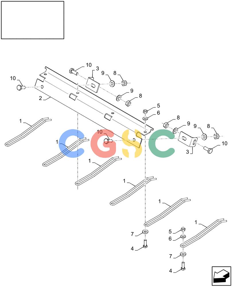 凯斯零件查询(LBX432S) - BIG RECTANGULAR BALER (3/03-12/08) (18.84112218[01]) - DIA : NEEDLE CLEANING KIT Case Agriculture