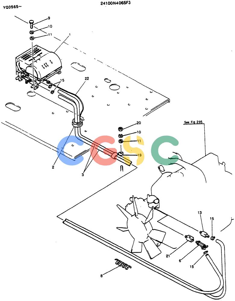 神钢零件查询(MD200BLC) - EXCAVATOR ASN YQ0565 (1/80-12/06) (05-011) - HEATER ASSY Kobelco