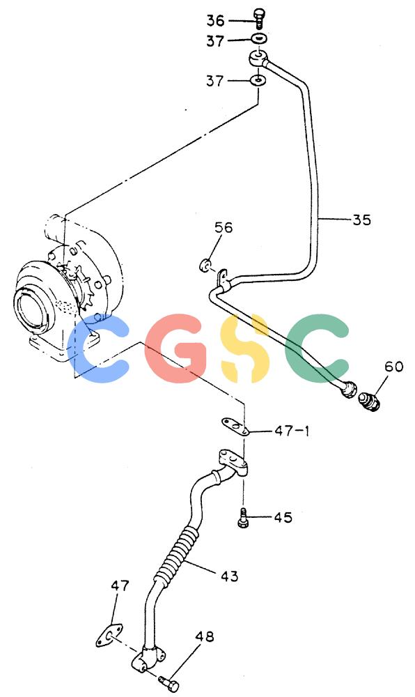 神钢零件查询(MD140C) - EXCAVATOR ASN YPU00501 (1/80-12/06) (13-010[2]) - OIL PIPE & FIXING PARTS Kobelco