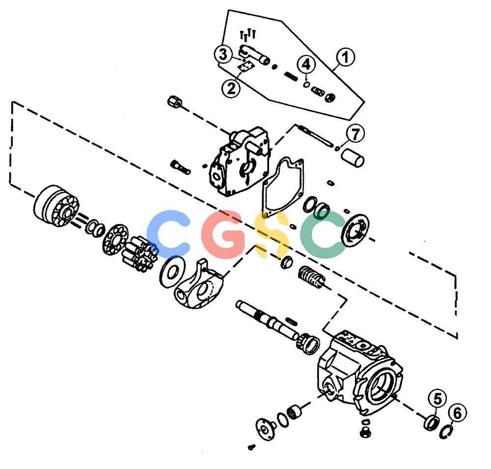 凯斯零件查询(437) - FLEX-AIR APPLICATOR (5/98-2/99) (07-003) - PUMP, PRESS COMP. L38 Case Agriculture