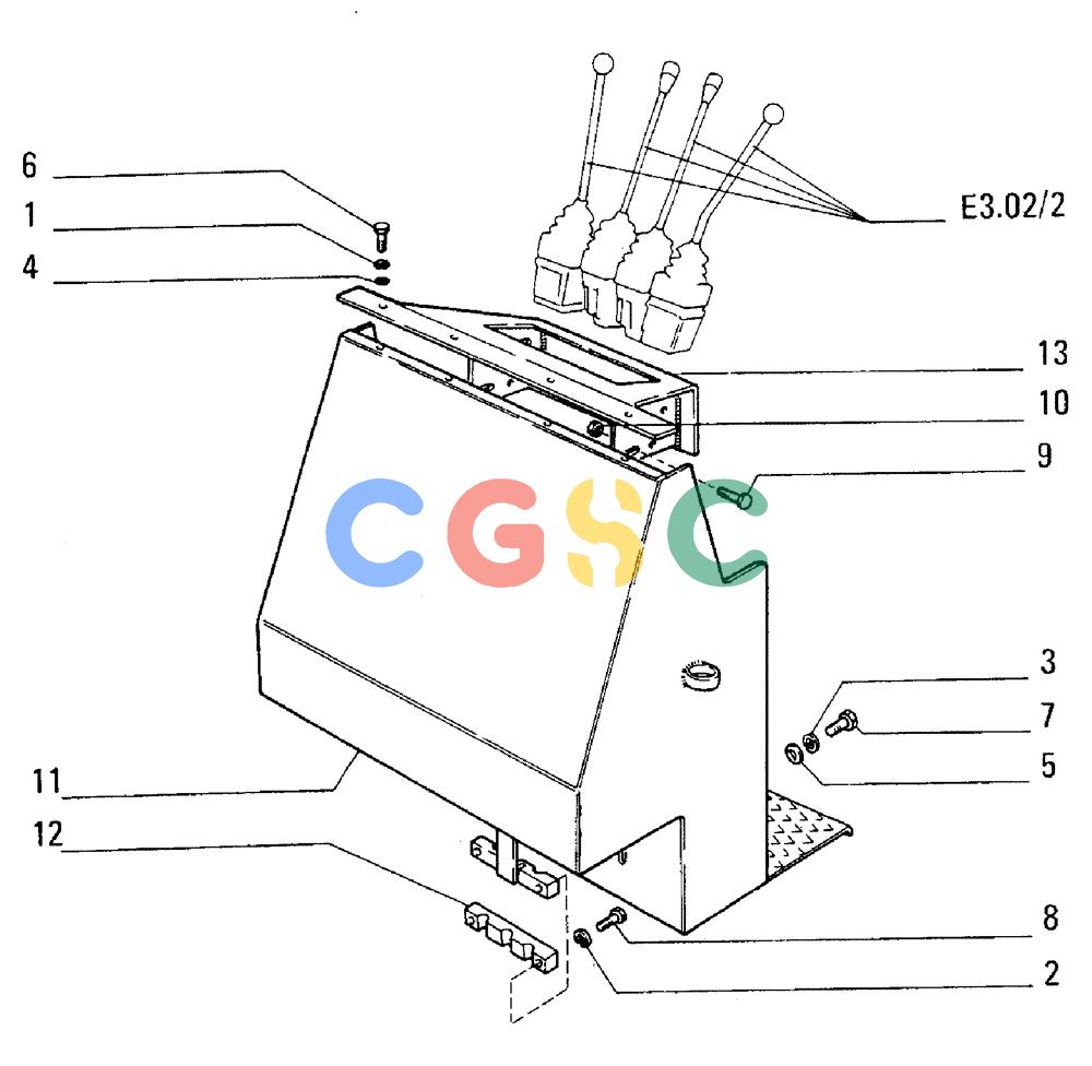 纽荷兰零件查询(FL5B) - CRAWLER LOADER (L3.04/1[001]) - MUDGUARDS AND FOOTBOARDS New Holland Constructuion