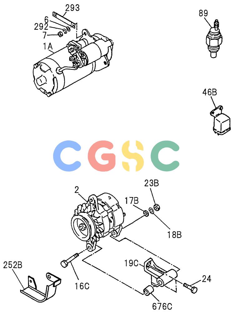 纽荷兰零件查询(E200SRLC) - CRAWLER EXCAVATOR BTW LA04-01506 - LA04-01625 (08-025) - ENGINE ELECTRICAL CONTROL PARTS New Holland Constructuion