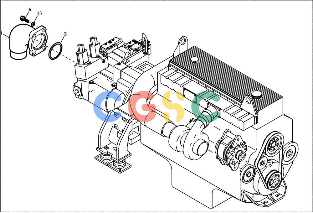 纽荷兰零件查询(EC450) - CRAWLER EXCAVATOR (SN: 750001-UP) (11/99-) (20.260[002]) - OIL SUCTION SYSTEM (S/N 750001-UP) New Holland Constructuion