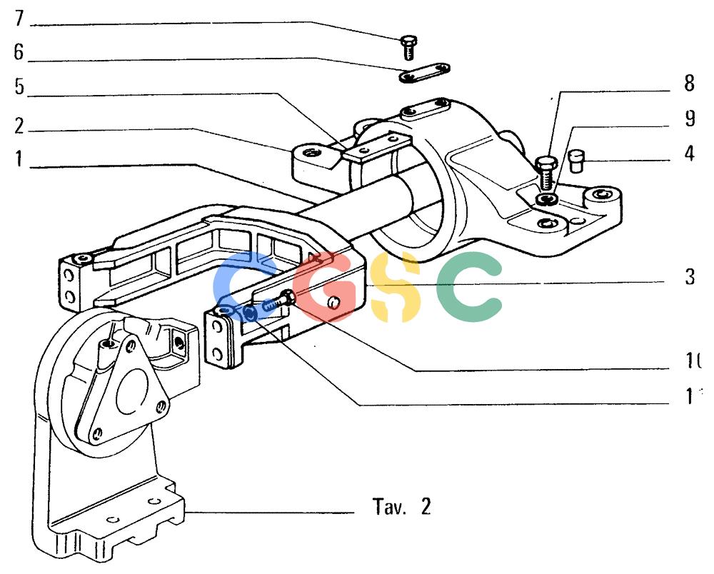 纽荷兰零件查询(FD14E) - CRAWLER DOZER (2.3455[003]) - TRACK IDLER-YOKE New Holland Constructuion