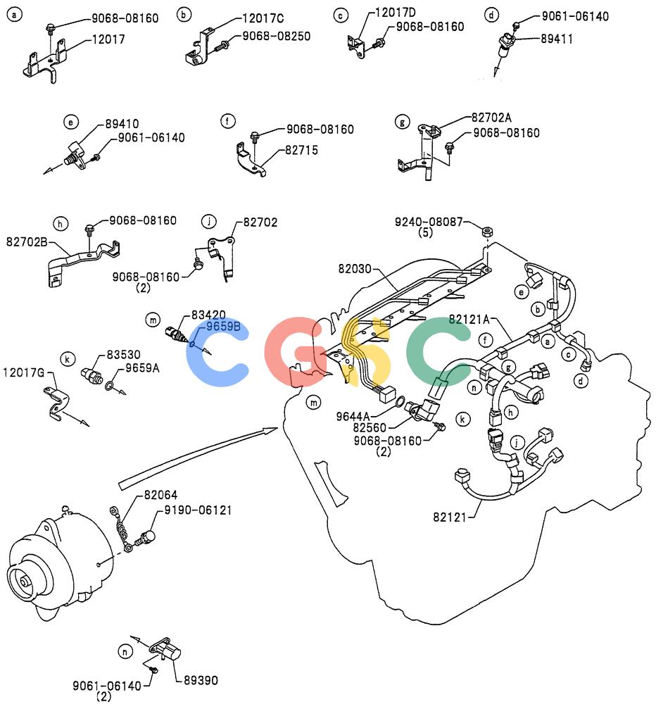 纽荷兰零件查询(E235BSRNLC) - CRAWLER EXCAVATOR ASN YU05-02001 (10-014[01]) - ELECTRICAL PARTS (ENGINE) New Holland Constructuion