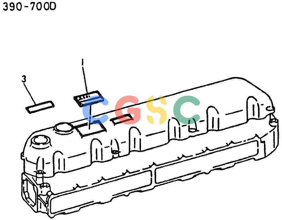 神钢零件查询(6D16-T) - MITSUBISHI DIESEL ENGINE - K909 II & K909LC II EXCAVATORS (1/87-12/06) (06-002) - NAME PLATE Kobelco