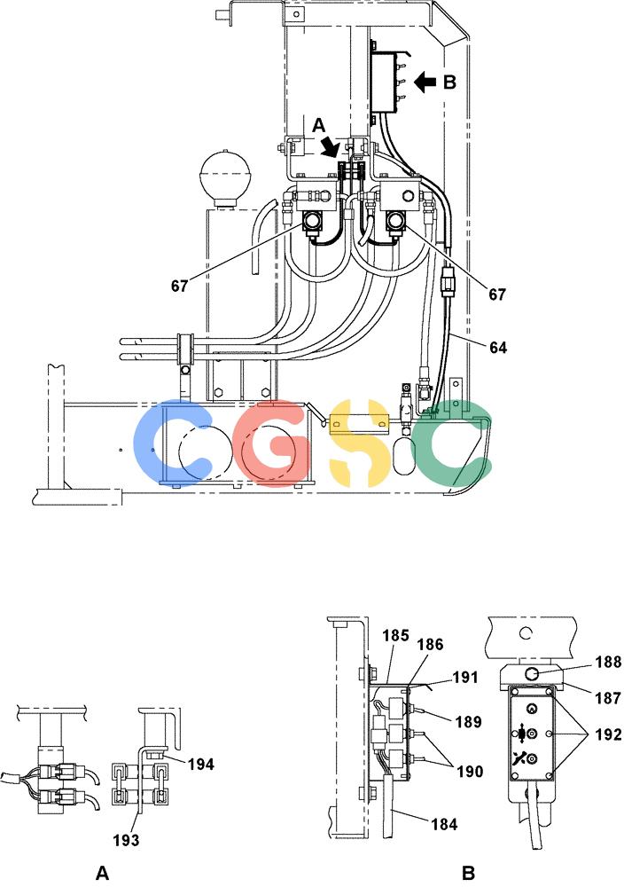纽荷兰零件查询(E805) - CRAWLER EXCAVATOR (1/05-) (04-035-00[01]) - COUNTERWEIGHT - ELECTRICAL CIRCUIT New Holland Constructuion