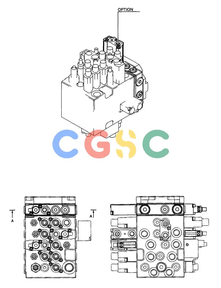 纽荷兰零件查询(E70) - MIDI CRAWLER EXCAVATOR (NA) (1/06-) (163) - VALVE ASSEMBLY, CONTROL (TELESCOPIC, SEPARATE BOOM) New Holland Constructuion