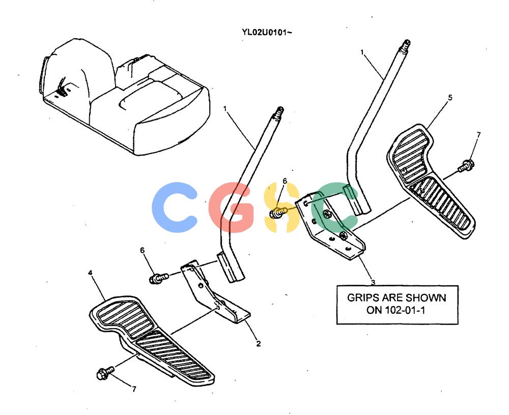 神钢零件查询(ED190LC) - BLADE RUNNER EXCAVATOR/DOZER BTW YL02U0101 - YL03U0135 (1/02-12/06) (01-029) - LEVER ASSY, PROPEL Kobelco