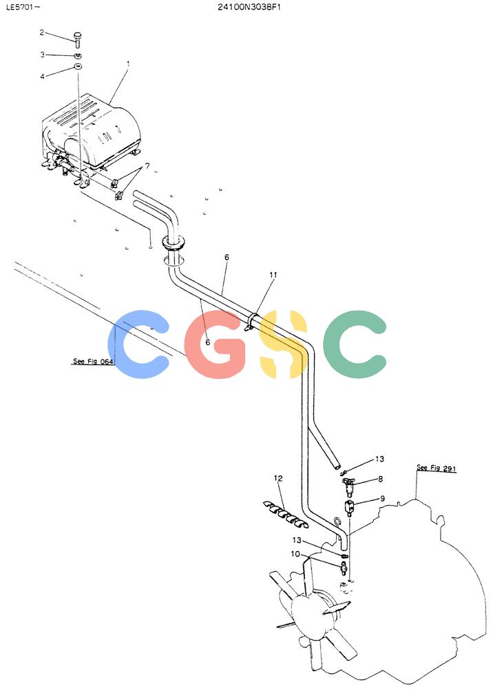 神钢零件查询(K903C) - EXCAVATOR ASN LE5701 (1/87-12/03) (04-016) - HEATER ASSY Kobelco