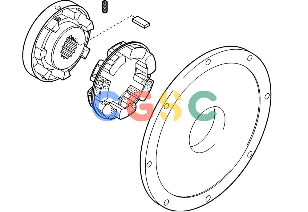 纽荷兰零件查询(EC160) - CRAWLER EXCAVATOR (4/99-) (17.102[001]) - COUPLING/CLUTCH (S/N 716001-UP) New Holland Constructuion