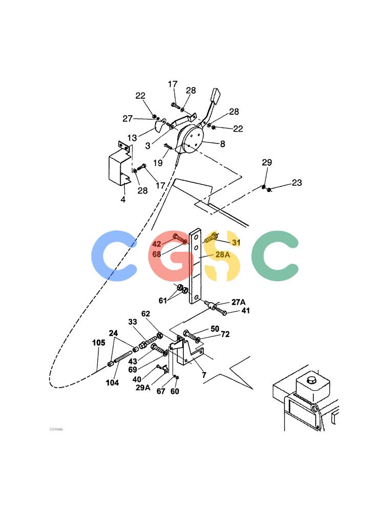 纽荷兰零件查询(CV2500) - VIBRATORY ROLLER (03-002-00[01]) - ACCELERATION MOTEUR New Holland Constructuion