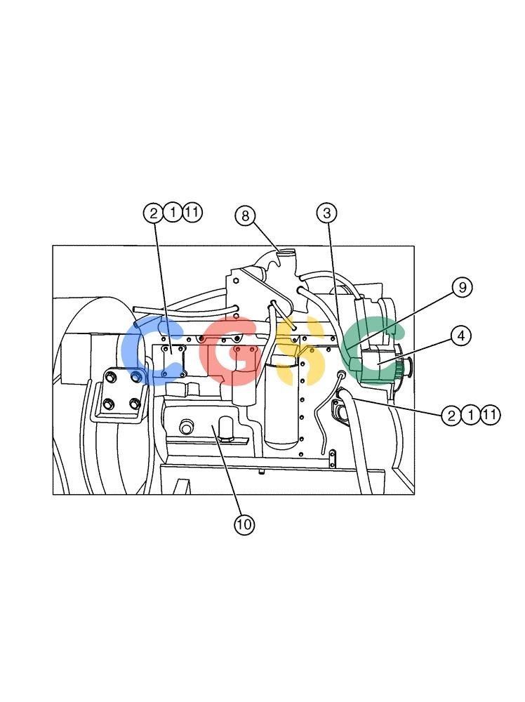 凯斯零件查询(FLX3330B) - FLOATER (12/99-9/02) (02-003[01]) - ENGINE GROUP (FLX3300B CASE ENGINE) Case Agriculture