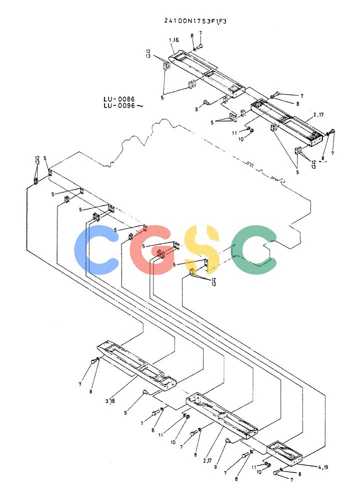 神钢零件查询(K935) - EXCAVATOR SUPPLEMENT ASN LU00154 (1/76-12/03) (02-046) - CATWALK Kobelco