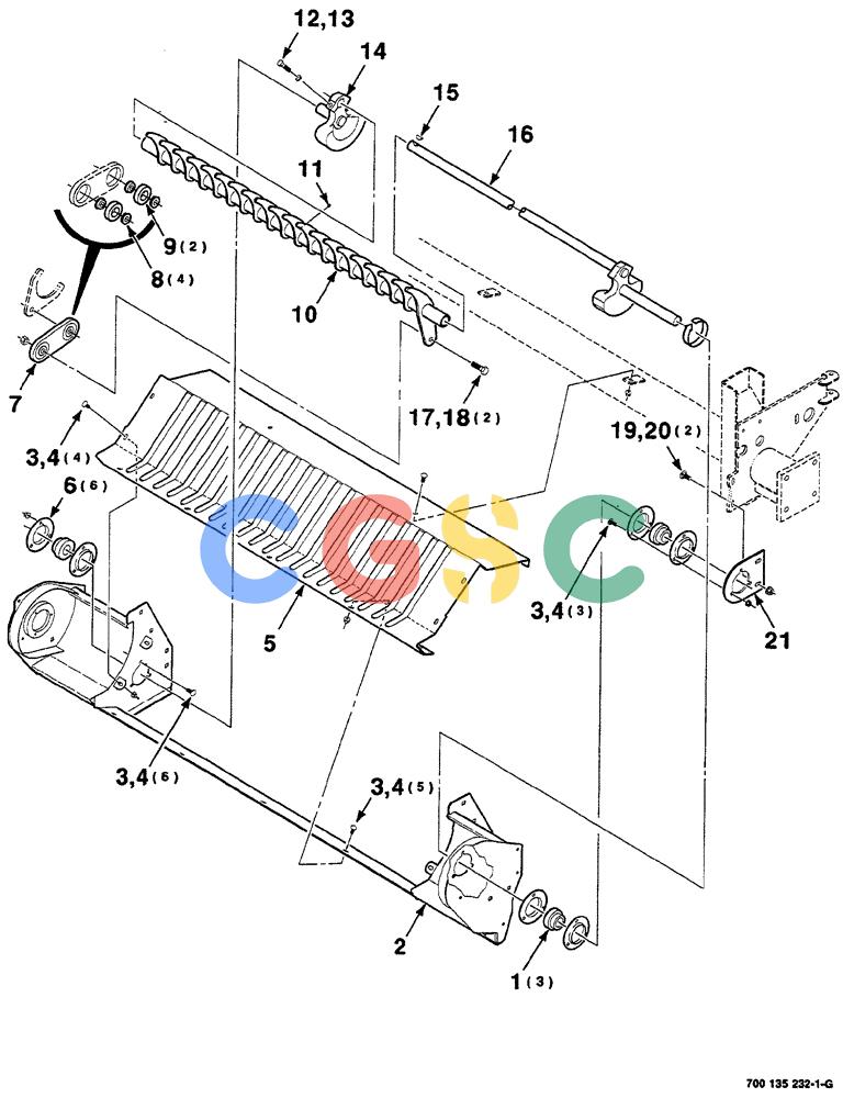 凯斯零件查询(RS561A) - CASE IH ROUND BALER (1/99-12/00) (2-026) - STUFFER FRAME, AND SUPPORT ASSEMBLIES Case Agriculture