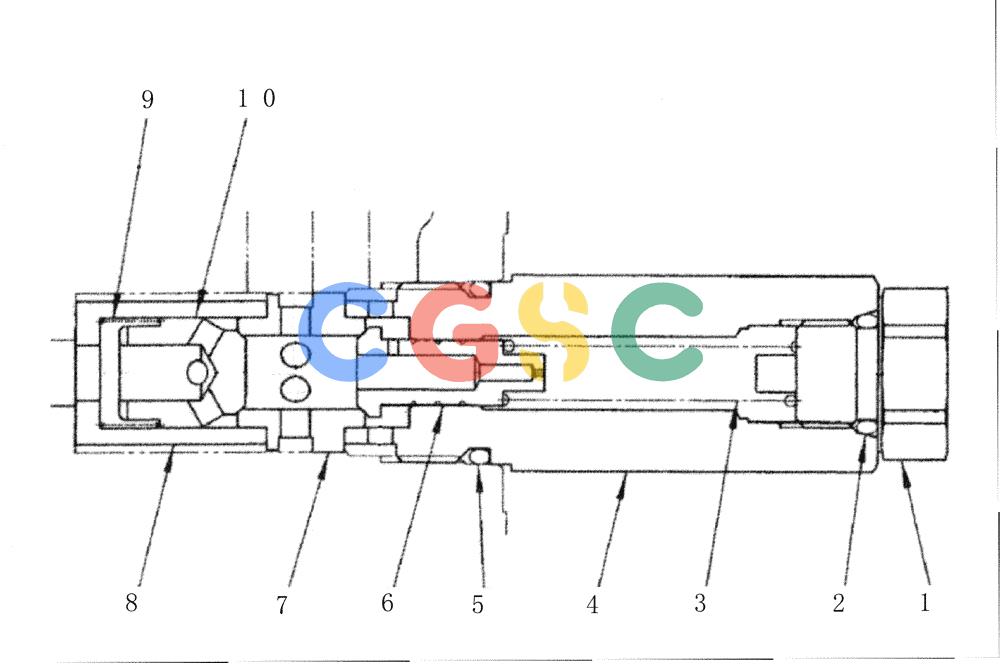 纽荷兰零件查询(E80BMSR) - CRAWLER EXCAVATOR ASN LF05-04001 - (N8TA18060) (HC027[1]) - VALVE, CHECK New Holland Constructuion