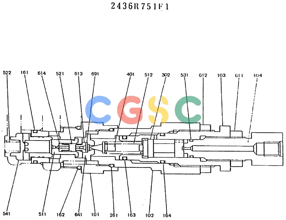 神钢零件查询(MD180LC) - EXCAVATOR ASN YG0647 (1/80-12/06) (11-009) - VALVE ASSY, RELIEF Kobelco