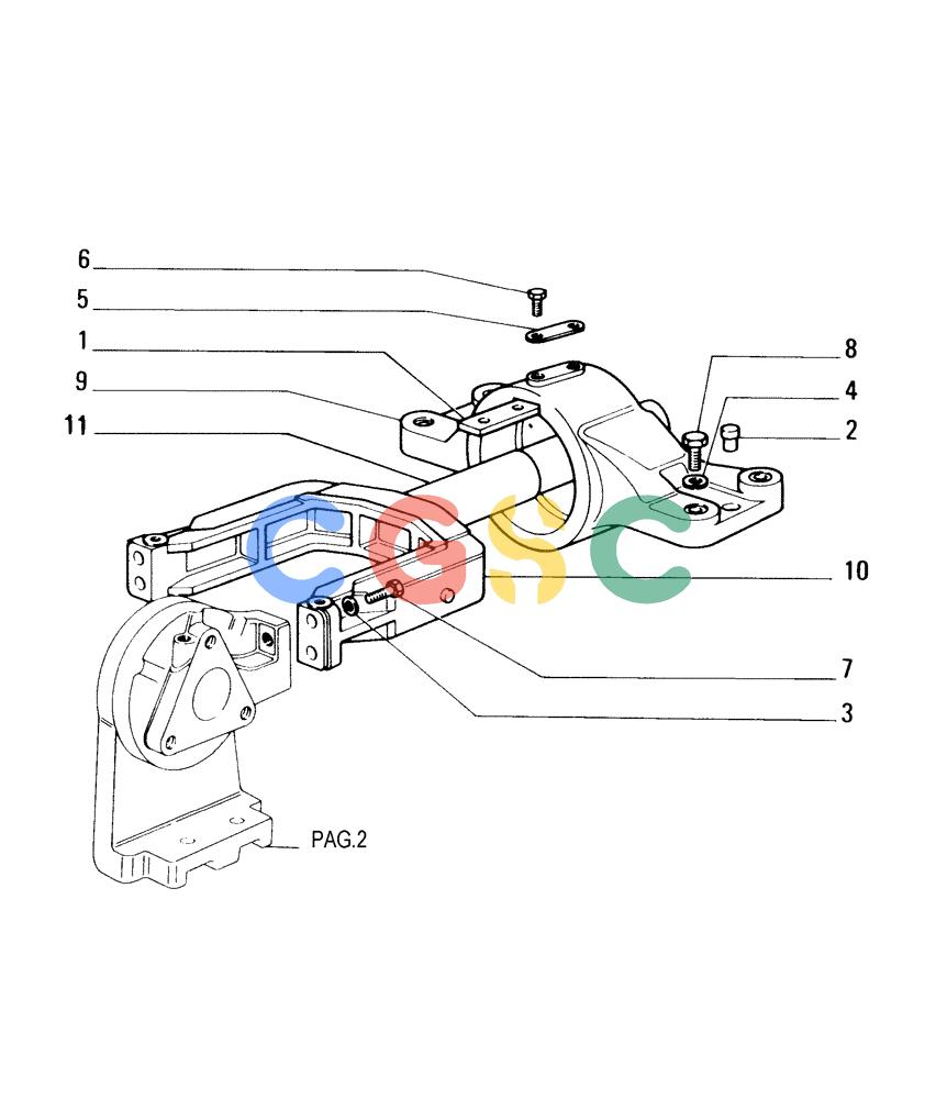纽荷兰零件查询(FL175) - CRAWLER LOADER (N.A. VERSION) (6/92-) (2.346[03]) - TRACK IDLER New Holland Constructuion