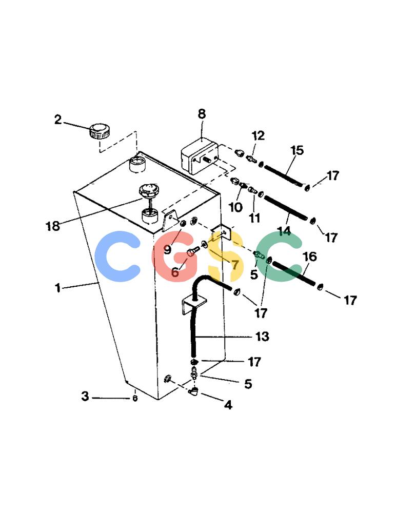 凯斯零件查询(1002) - CONCORD AIR SYSTEM (9/81-12/01) (55) - FUEL TANK GROUP Case Agriculture