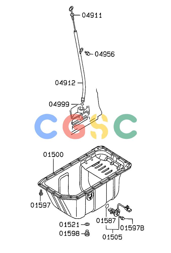 神钢零件查询(SK160LC-6E) - DYNAMIC ACERA EXCAVATOR 08/2004 ASN YM03U0523 (8/04-12/07) (09-009 ) - OIL PAN, FILTER & GAUGE Kobelco