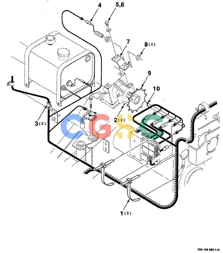 凯斯零件查询(RS561A) - CASE IH ROUND BALER (1/99-12/00) (4-008) - ELECTRICAL ASSEMBLY. PTO SENSOR Case Agriculture