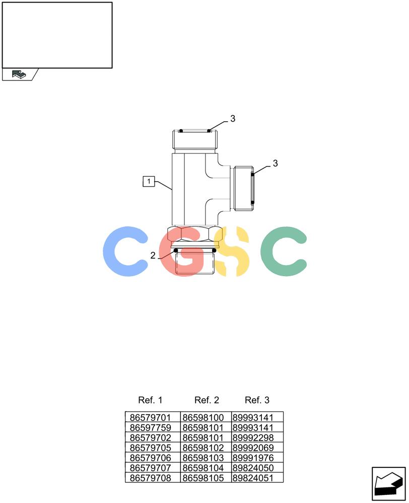 凯斯零件查询(LB433S) - BIG RECTANGULAR BALER (9/08-12/12) (07.502[05]) - HYDRAULIC FITTINGS, T Case Agriculture