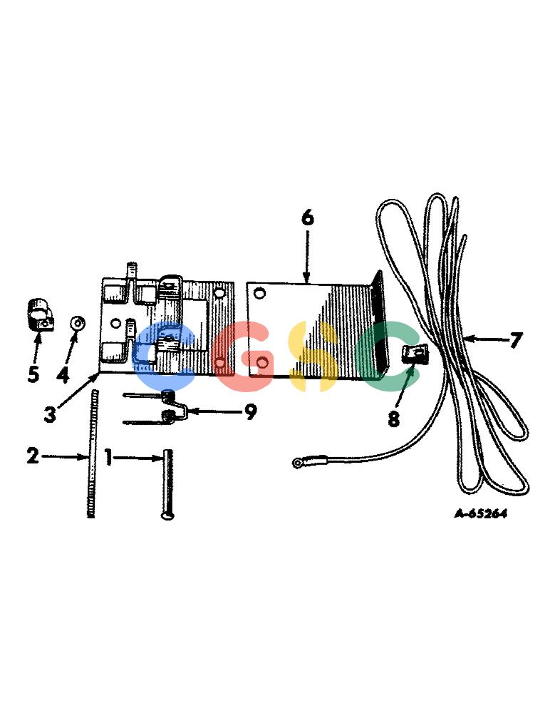 凯斯零件查询(46) - MCCORMICK-INTERNATIONAL PICK UP RECTANGULAR BALER (1/57-12/63) (86) - ENGINE SHUT-OFF DEVICE ATTACHMENT, SPECIAL, FOR NO. 46-W BALER Case Agriculture
