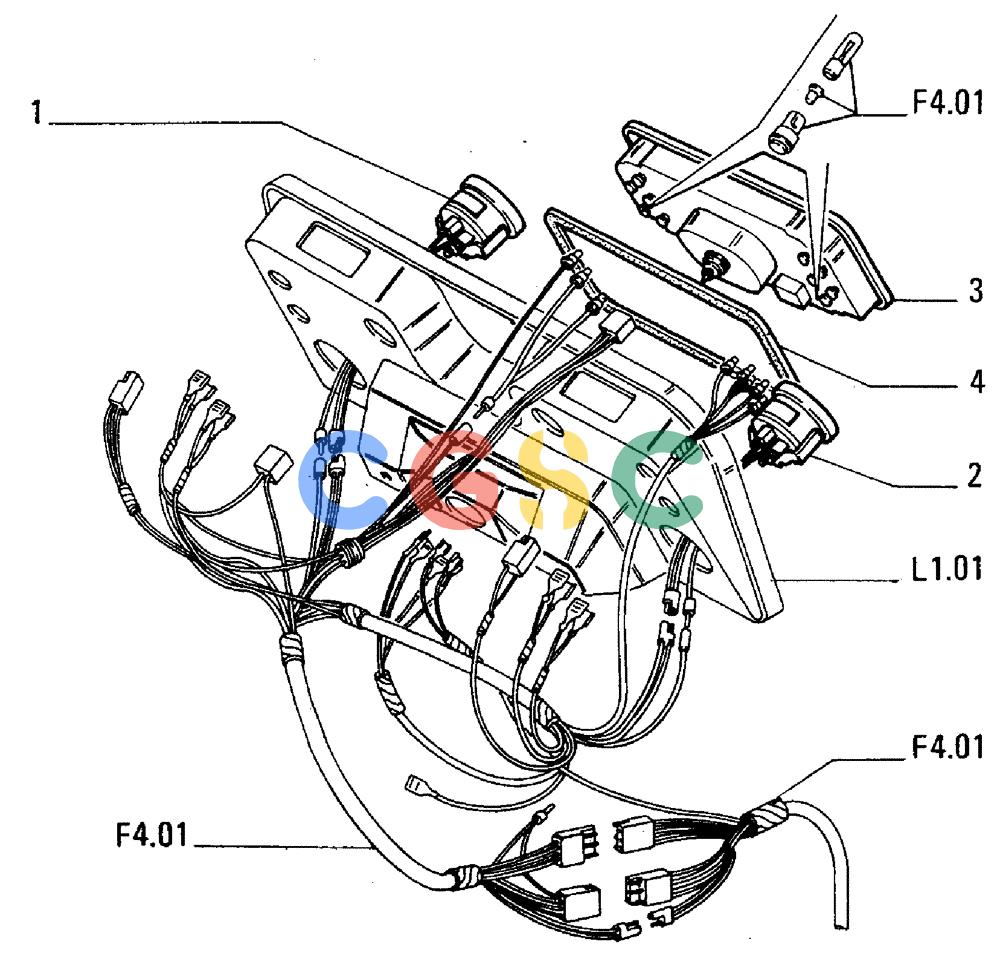 纽荷兰零件查询(FL5B) - CRAWLER LOADER (F5.10[001]) - OPERATION INDICATORS New Holland Constructuion