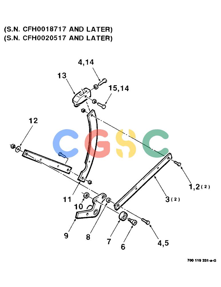 凯斯零件查询(8530) - CASE IH RECTANGULAR BALER (1/88-12/99) (6-08) - SPACER CAM ASSEMBLY, (S.N. CFH0018717 AND LATER), (S.N. CFH0020517 AND LATER) Case Agriculture
